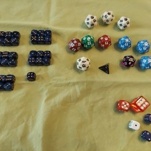 Mixed Dice Lot (MTG, DND, tabletop gaming)